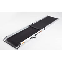 Produktbild von The Ramp People Teleskop Hunderampe aus Aluminium für mittlere und große Hunde in Schwarz - 1,8 m