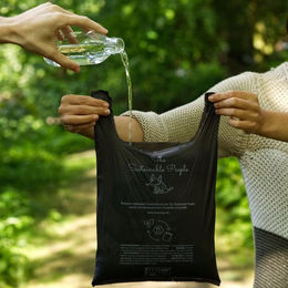 The Sustainable People Biologisch abbaubare Hundekotbeutel mit Henkel Schwarz 160 Stück – Bild 1 von 2