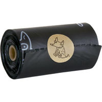 Produktbild von The Sustainable People Biologisch abbaubare Hundekotbeutel Schwarz 8 Rollen à 15 Beutel OK compost HOME