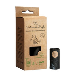 The Sustainable People Hundekotbeutel mit Henkel schwarz kompostierbar – Bild 1 von 4