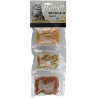 Produktbild von Thempa Katzen Leckerli Multipack Huhn Kabeljau Ente für erwachsene Katzen 150g