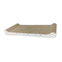 Produktbild von Thempa Kratzpappe für Katzen als Kratzbrett mit Katzenminze 43 x 21 x 4 cm Braun