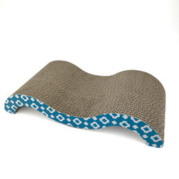 Thempa Kratzpappe Wave für Katzen mit Katzenminze Braun 38 cm – Bild 1 von 6