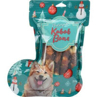 Produktbild von Thempa Weihnachtsknochen Kausnack Huhn und Ente für Hunde 215 g