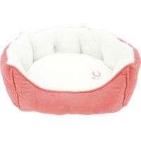 Produktbild von ThermoSwitch Andros Hundebett aus Plüsch Größe S 45 x 38 cm koralle/creme