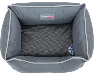 ThermoSwitch Paros Lux Hundebett Grau Größe S für kleine Hunde mit Gelenksupport – Bild 1 von 8