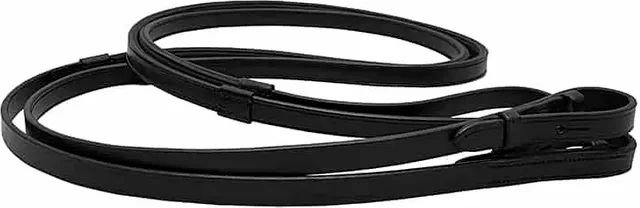 Produktbild von ThinLine Lederzügel für Pferde Schwarz 152 cm