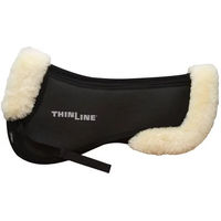 Produktbild von ThinLine Sattelpad aus Wolle in Beige oder Schwarz Größe L
