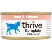 Produktbild von Thrive Cat Complete Katzenfutter Adult Thunfisch und Lachs 12x75 g hypoallergen - 12 x 75 g