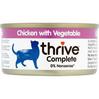 Produktbild von Thrive Complete Katzen Nassfutter Adult Huhn mit Fisch Stückchen in Sauce Glutenfrei 6 x 75 g - 6 x 75 g