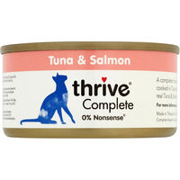 Produktbild von Thrive Complete Katzenfutter Adult Thunfisch und Lachs Monoprotein Glutenfrei 6 x 75 g - 6 x 75 g