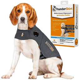 Thundershirt Beruhigungsweste für ängstliche Hunde Grau Größe M - 1 Stk. – Bild 1 von 7