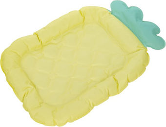 Produktbild von TIAKI Ananas-Kühlbett für Hunde Gelb Grün L 66 x B 45 x H 4 cm