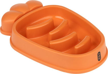 Produktbild von TIAKI Anti-Schling-Napf Slow Feeder Karotte Orange 400 ml - 400 ml