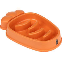 Produktbild von TIAKI Anti-Schling-Napf Slow Feeder Karotte Orange 400 ml - 400 ml