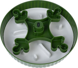 Produktbild von TIAKI Anti-Schling-Napf Trebol Slow Feeder aus Kunststoff 1 l Ø 25,5 cm - 1 l