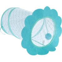 Produktbild von TIAKI Blumentunnel aus Polyester Ø 25 x L 45 cm in Türkis und Grün