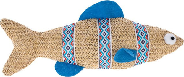 Produktbild von TIAKI Catnip-Spielzeugfisch Lofoten aus Polyester in Bunt, 29,5 x 9 x 4 cm