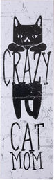 TIAKI Dekoschild Crazy Cat Mom zum Aufhängen – Bild 1 von 1
