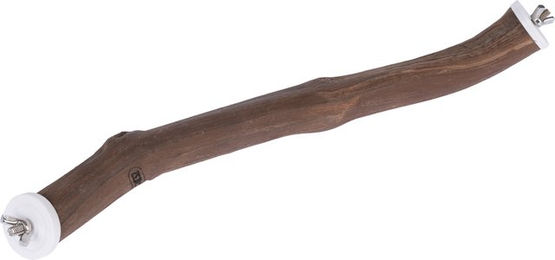 Produktbild von TIAKI Eck-Vogelsitzstange für Papageien aus Naturholz Größe L 40 x 3 cm Braun