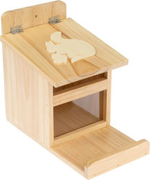 TIAKI Eichhörnchenhaus aus Naturholz 16 x 26 x 22 cm – Bild 1 von 1