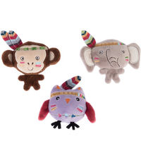Produktbild von TIAKI Elektronisches Katzenspielzeug-Set Jungle Buddies 3er Set für Katzen und Kitten aus Polyester