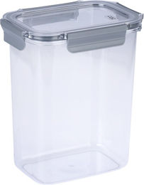 TIAKI Futter-Aufbewahrungsbox aus Kunststoff für Hund und Katze transparent bunt L 20,7 x B 14,9 x H 24,7 cm – Bild 1 von 1