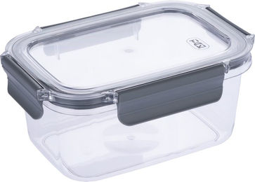 TIAKI Futter-Aufbewahrungsbox aus Kunststoff für Hund und Katze transparent bunt L 20,7 x B 14,9 x H 9,3 cm – Bild 1 von 1