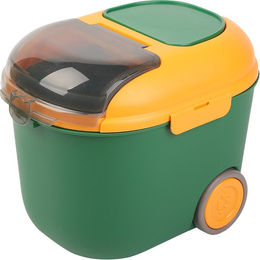 Produktbild von TIAKI Futterbehälter Greenie aus Kunststoff 5 l Grün - 5 l