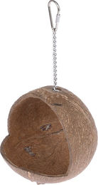 Produktbild von TIAKI Futternapf Coco Schaukel für Vögel in Braun Ø 23 x H 12 cm