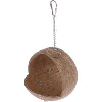 Produktbild von TIAKI Futternapf Coco Schaukel für Vögel in Braun Ø 23 x H 12 cm