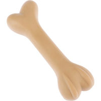 Produktbild von TIAKI Gummiknochen Kauspielzeug für Hunde in Braun und Beige 15 x 4,5 x 3,5 cm