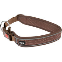 Produktbild von TIAKI Halsband Soft & Safe Braun Größe L 55-65 cm Halsumfang 45 mm breit aus Polyester