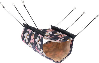 Produktbild von TIAKI Hängematte Doppeldecker für Nager aus Polyester L 30 x Ø 19 cm