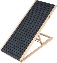 Produktbild von TIAKI Haustier-Rampe Up&Down aus Holz für kleine Rassen L 100 x B 40 x H 32-60 cm