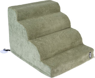 Produktbild von TIAKI Haustiertreppe Moss Grün aus Polyester L 50 x B 42 x H 36 cm für alle Altersstufen