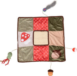 Produktbild von TIAKI Herbstliche Spiel- und Schnüffelmatte für Katzen aus Polyester