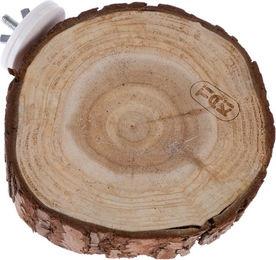 Produktbild von TIAKI Holzplattform mit Rinde rund ca. 10 cm Natur Braun für Hamster Maus und Ratte