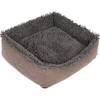 Produktbild von TIAKI Hundebett Chenille für kleine bis mittlere Hunde in L 85 x B 80 x H 22 cm