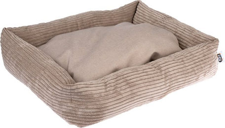 Produktbild von TIAKI Hundebett Cord Lincoln Braun Beige Grösse L 77 x 66 x 15 cm Oeko-Tex Standard 100