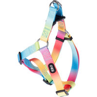 Produktbild von TIAKI Hundegeschirr Rainbow Bunt aus Polyester Größe M 50-70 cm Brustumfang