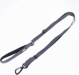 Produktbild von TIAKI Hundeleine aus Nylon in Grau mit einer Länge von 150 - 200 cm