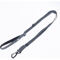 Produktbild von TIAKI Hundeleine aus Nylon in Grau mit einer Länge von 150 - 200 cm