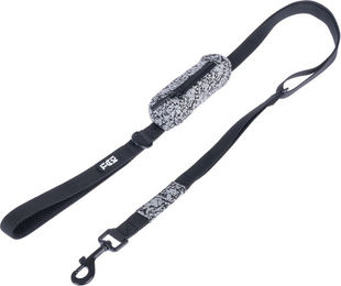 TIAKI Hundeleine Reflective aus Polyester mit Kotbeutelhalter in Schwarz – Bild 1 von 1