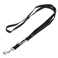 Produktbild von TIAKI Hundeleine Reflective Rubber Schwarz aus Polyester wasserabweisend - 200 cm
