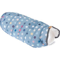 Produktbild von TIAKI Hundemantel Comfy Dots Wintermantel Blau Bunt aus Polyester Größe L