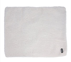 TIAKI Hundematte nicht-elektrische Heizmatte aus Polyester Größe L 75 x 60 cm beige weiß – Bild 1 von 1