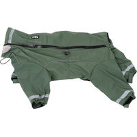 Produktbild von TIAKI Hundeoverall Kurmit Winter wasserdicht Grün Polyester 55 cm Rückenlänge