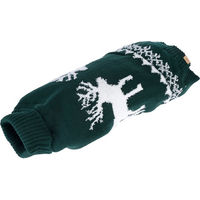 Produktbild von TIAKI Hundepullover Reindeer Winter Grün Weiß Polyester 40 cm Rückenlänge