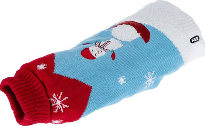 Produktbild von TIAKI Hundepullover Snowman Winter aus Polyester mit 50 cm Rückenlänge